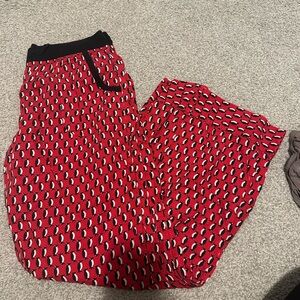 Victoria's Secret Red and Black Pajama Pants